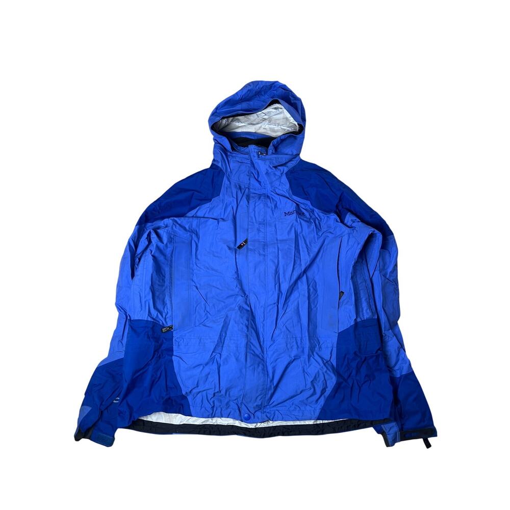 Marmot Jacket Womens XL Blue Hooded Waterproof Ski Snow